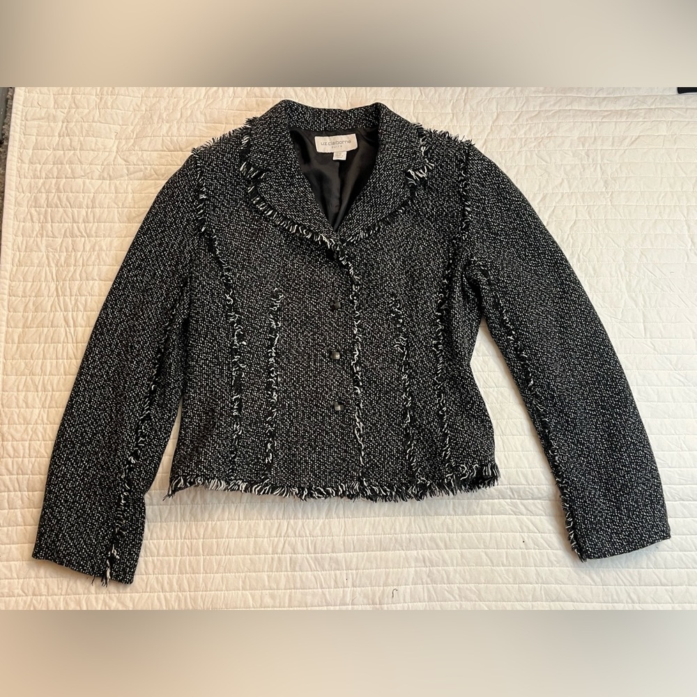 Liz Claiborne tweed blazer